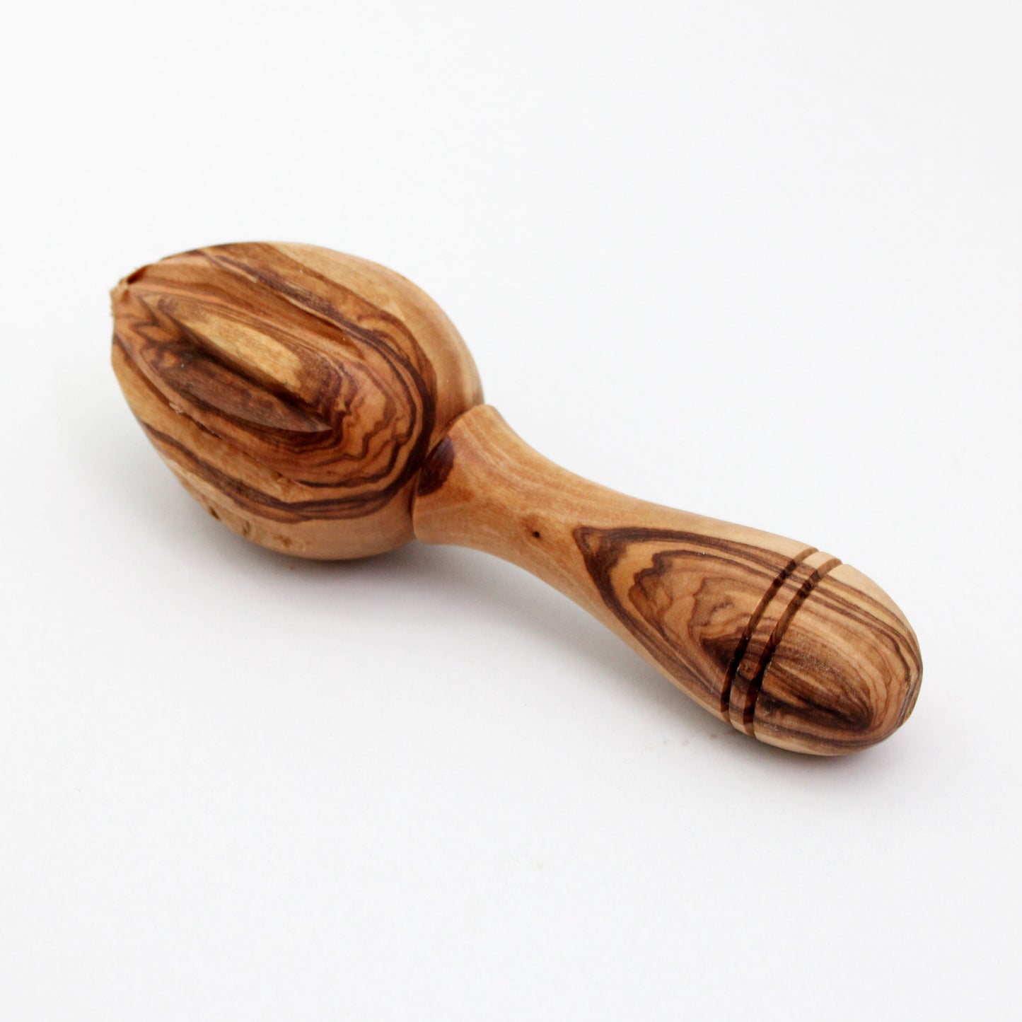 Handmade Olive Wood Lemon Squeezer โ Effortless Juicing with Natural Elegance