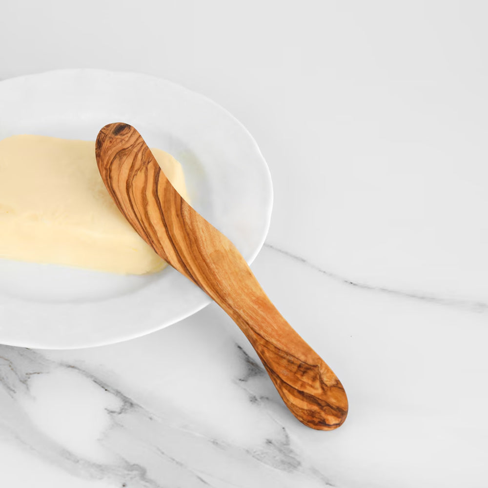 Olive Wood Spreader Knife Set ā Butter, Cheese, Jam & Dips Knife