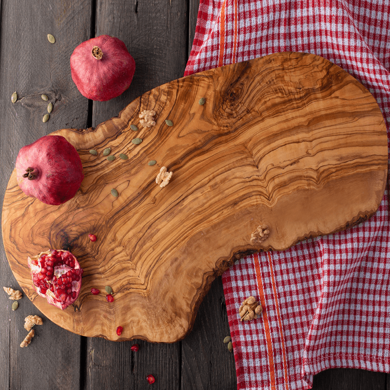 Handmade Rustic Olive Wood Coasters