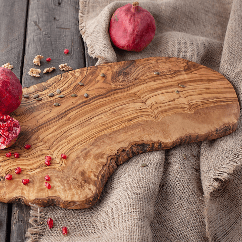 Handmade Rustic Olive Wood Coasters