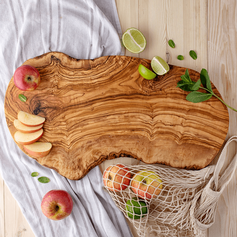 Handmade Rustic Olive Wood Coasters