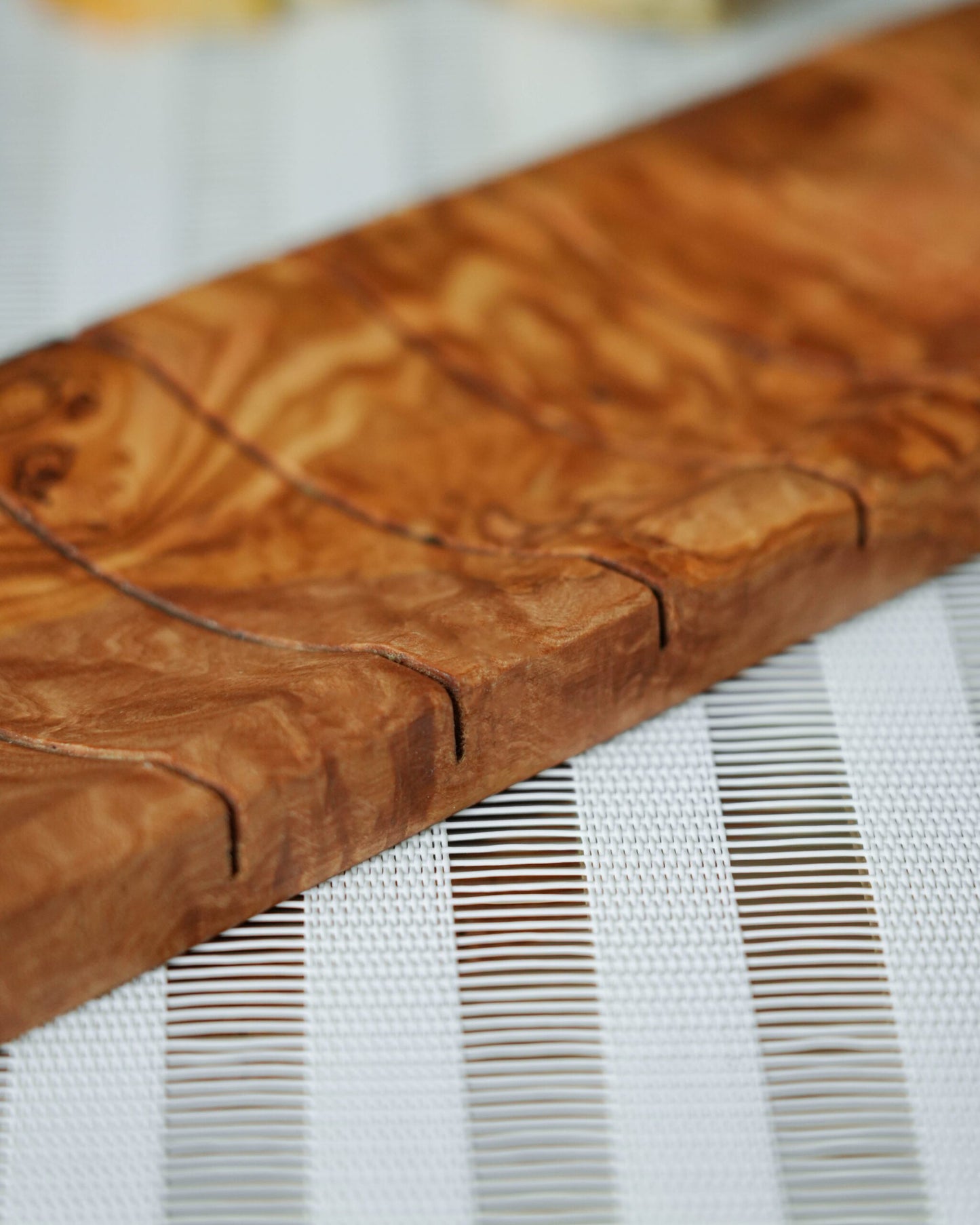 Handmade Olive Wood Bread Slicing Board
