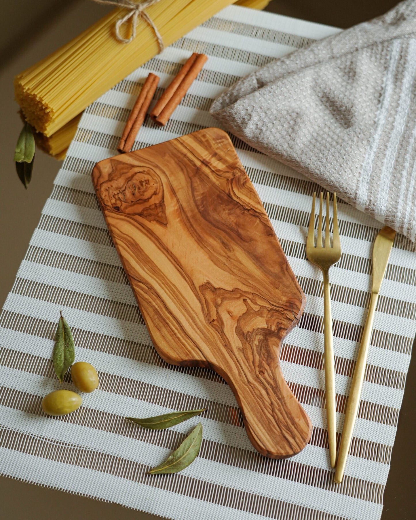 Handcrafted Olive Wood Cutting Board