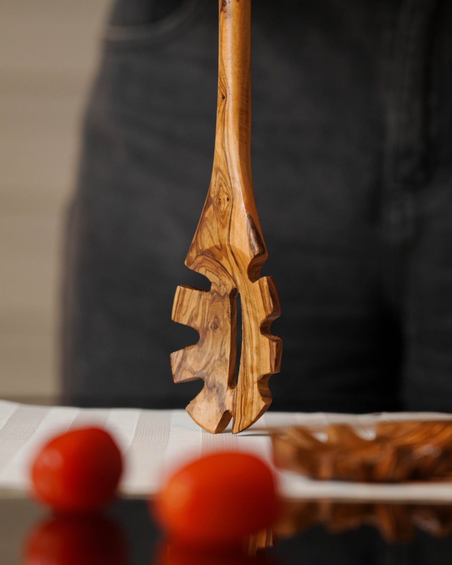 Handmade Olive Wood Spaghetti Spoon