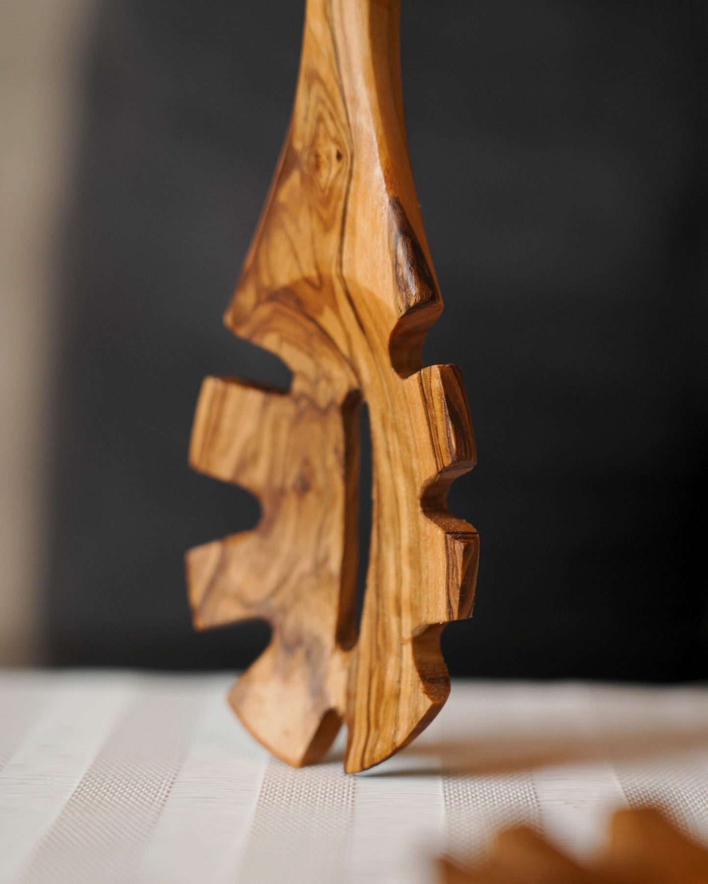 Handmade Olive Wood Spaghetti Spoon