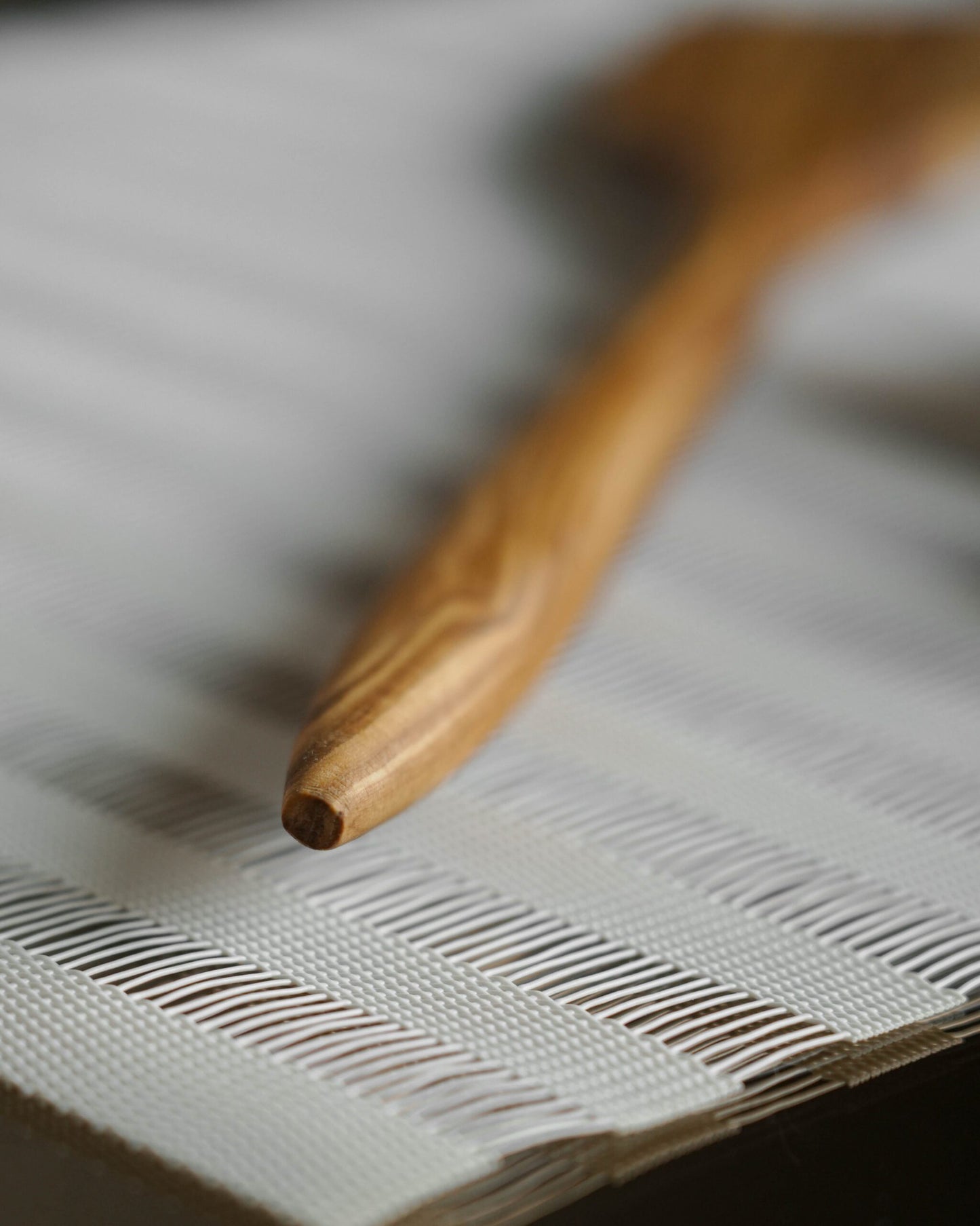 Handmade Olive Wood Slotted Spatula