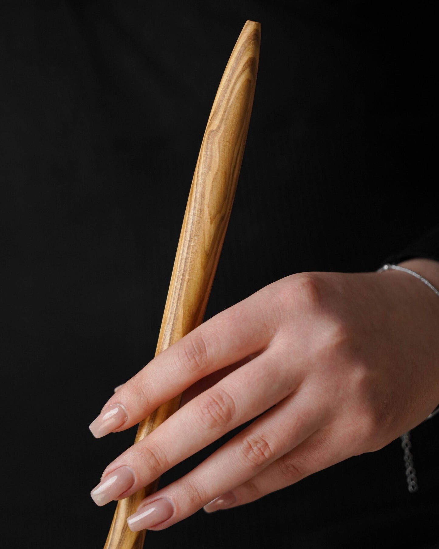 Handmade Olive Wood Slotted Spatula
