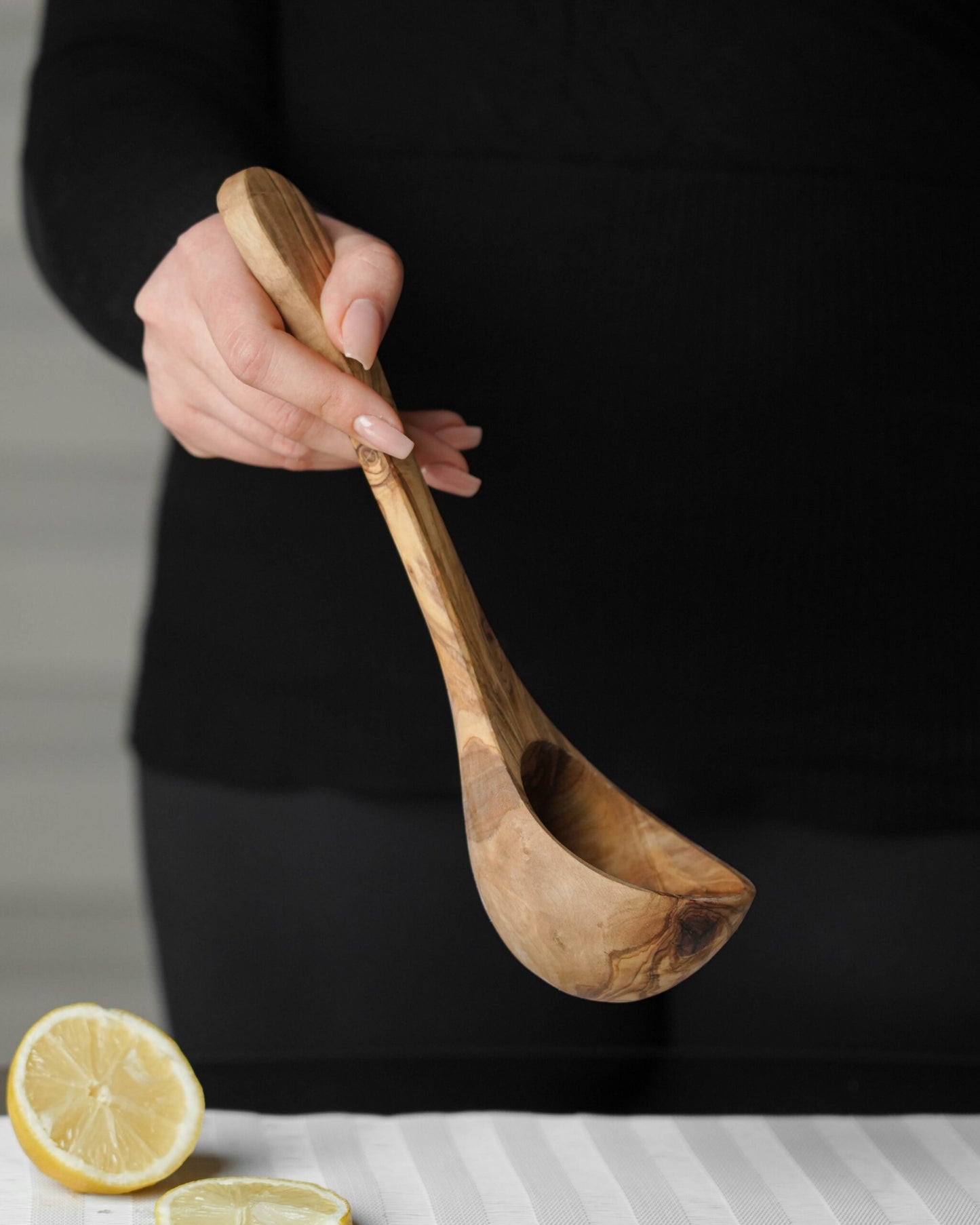 Handcrafted Olive Wood Ladle