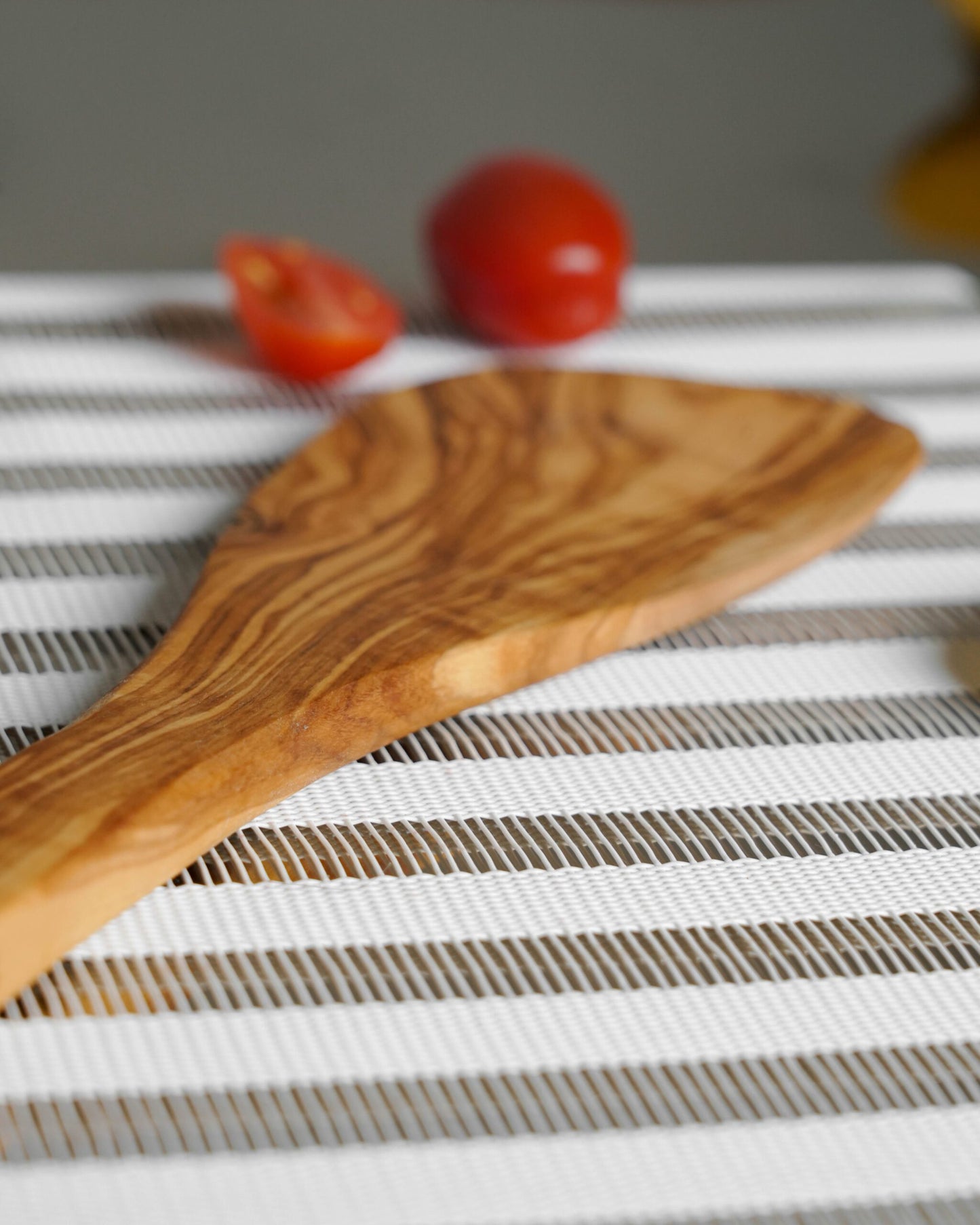 Handcrafted Olive Wood Slanted Spatula