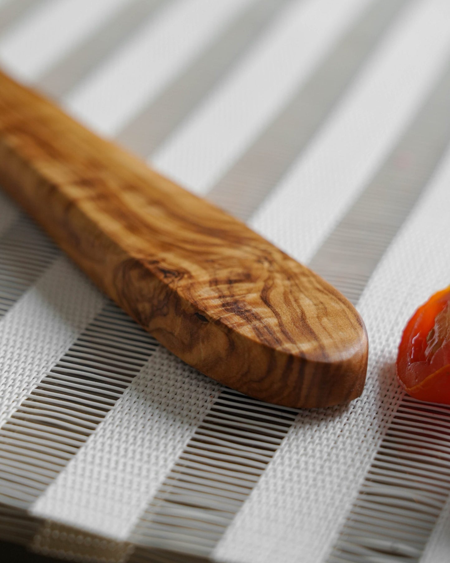 Handcrafted Olive Wood Slanted Spatula