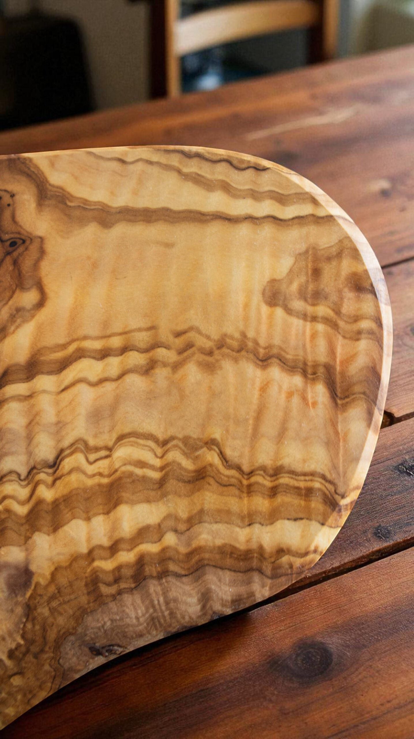 Handmade Rustic Olive Wood Coasters