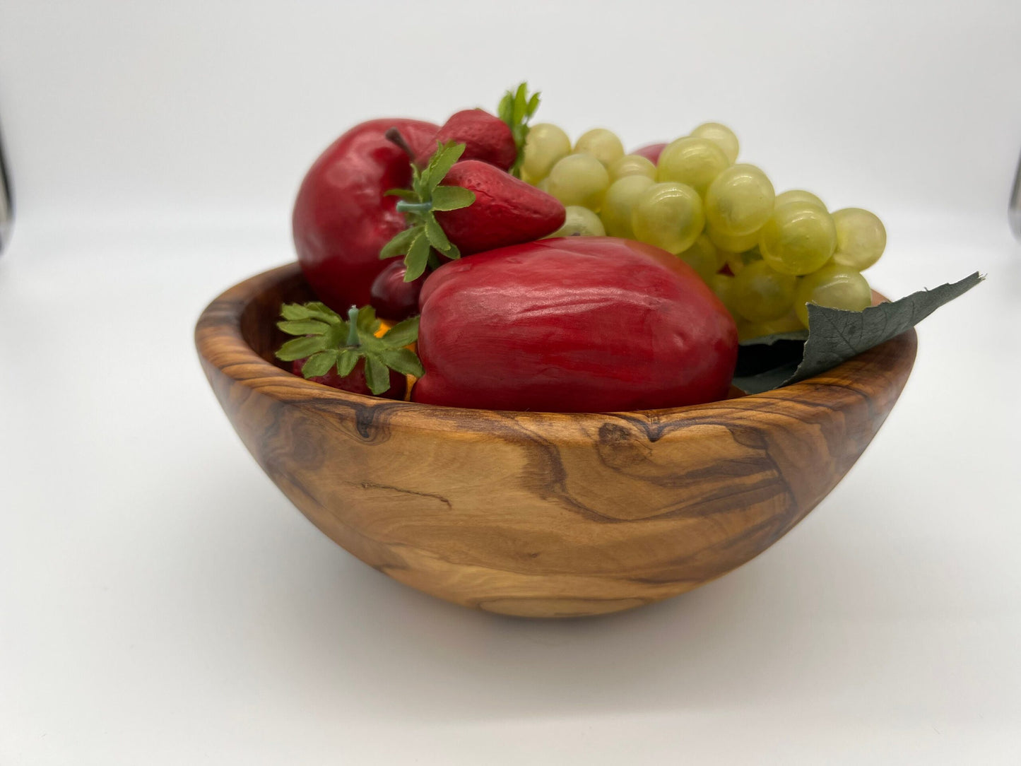 Handmade Olive Wood serving bowl for Fruit or Salad
