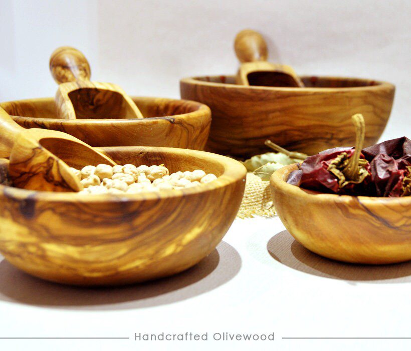 Olive Wood Nesting Bowls – Set of 4 | Limited Time Black Friday Discount