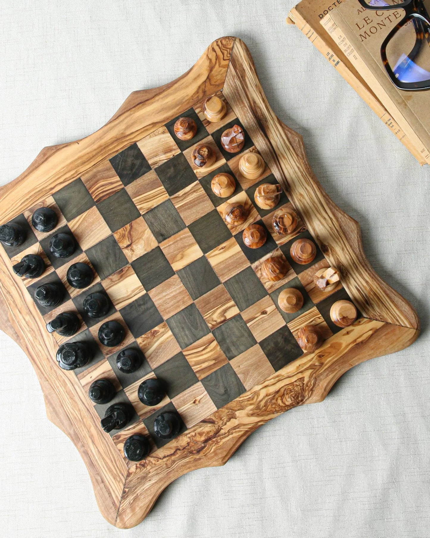 Handcrafted Olive Wood Chess Set