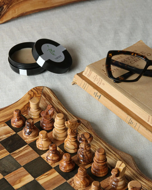Handcrafted Olive Wood Chess Set
