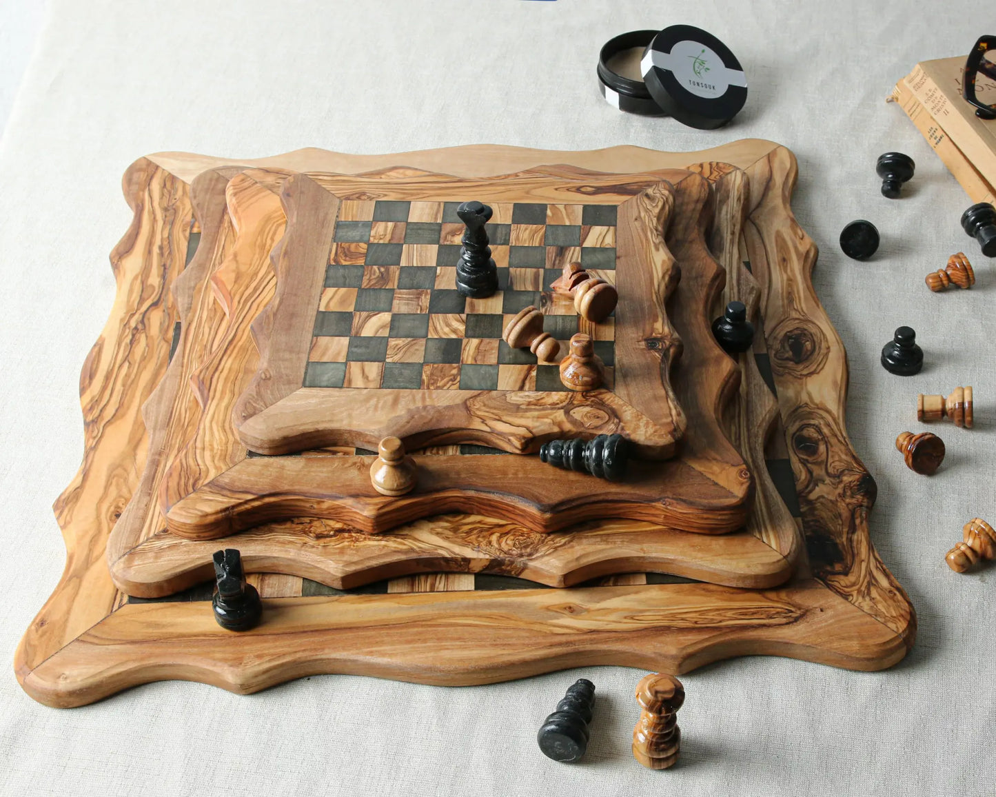 Handcrafted Olive Wood Chess Set