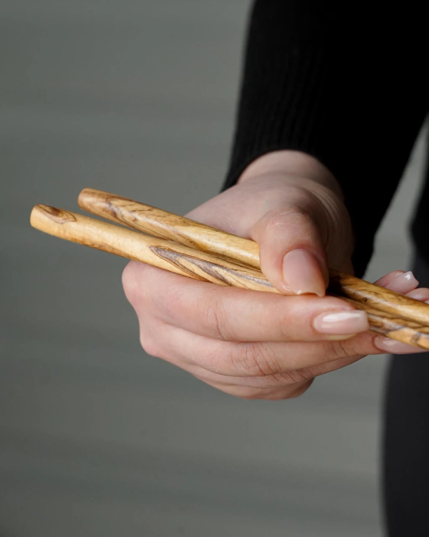 Handcrafted Olive Wood Chopsticks Set