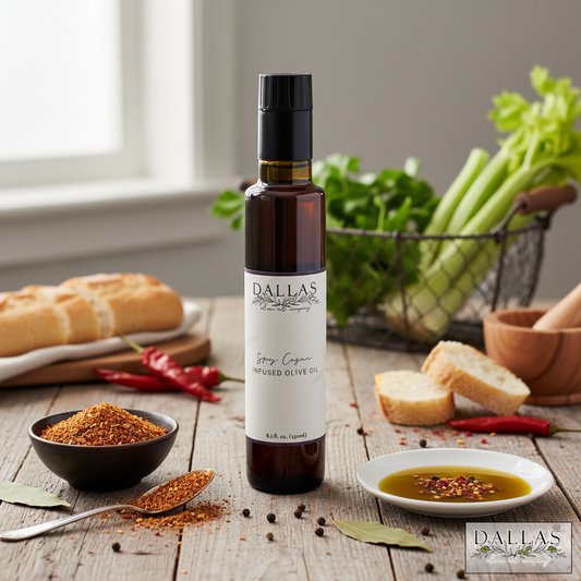 Spicy Cajun Infused Olive Oil