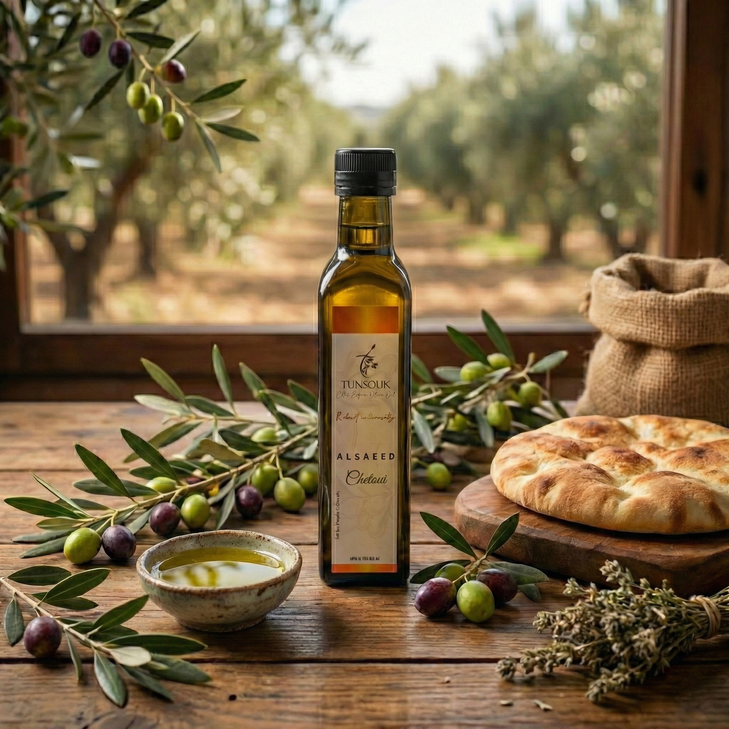 ALSAEED Chetoui Extra Virgin Olive Oil (Robust Intensity) - 250ml