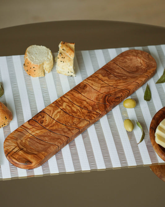 Handmade Olive Wood Bread Slicing Board