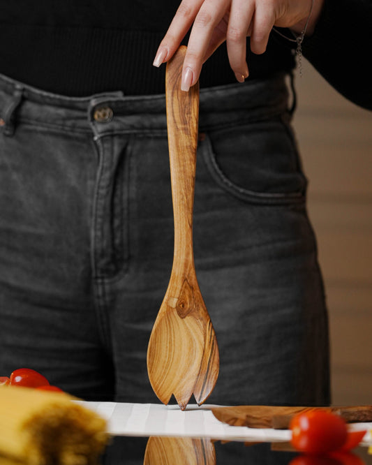 Handcrafted Olive Wood Serving Spork