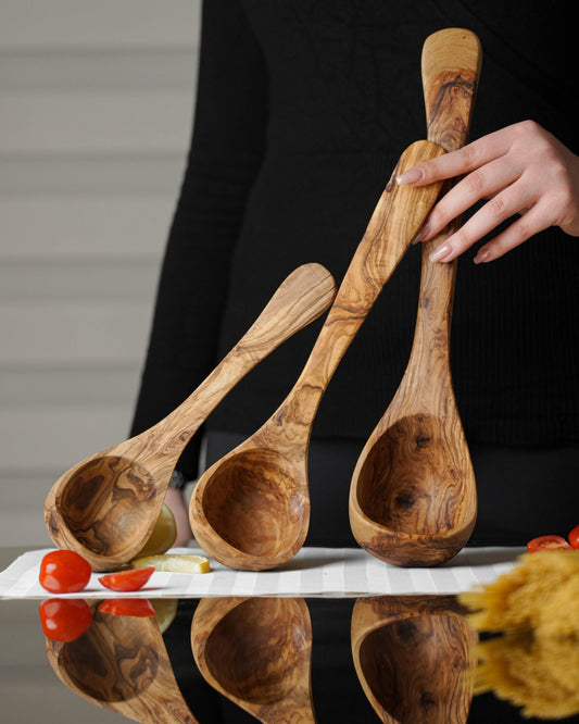 Handcrafted Olive Wood Ladle