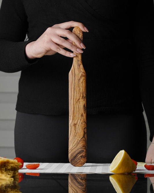Handcrafted Olive Wood Spurtle
