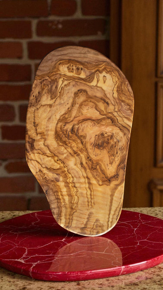 Handmade Rustic Olive Wood Coasters