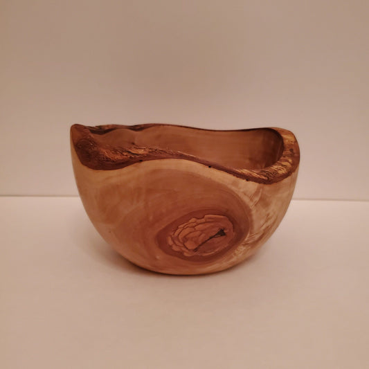 Olive Wood Rustic Salad Bowl Medium size