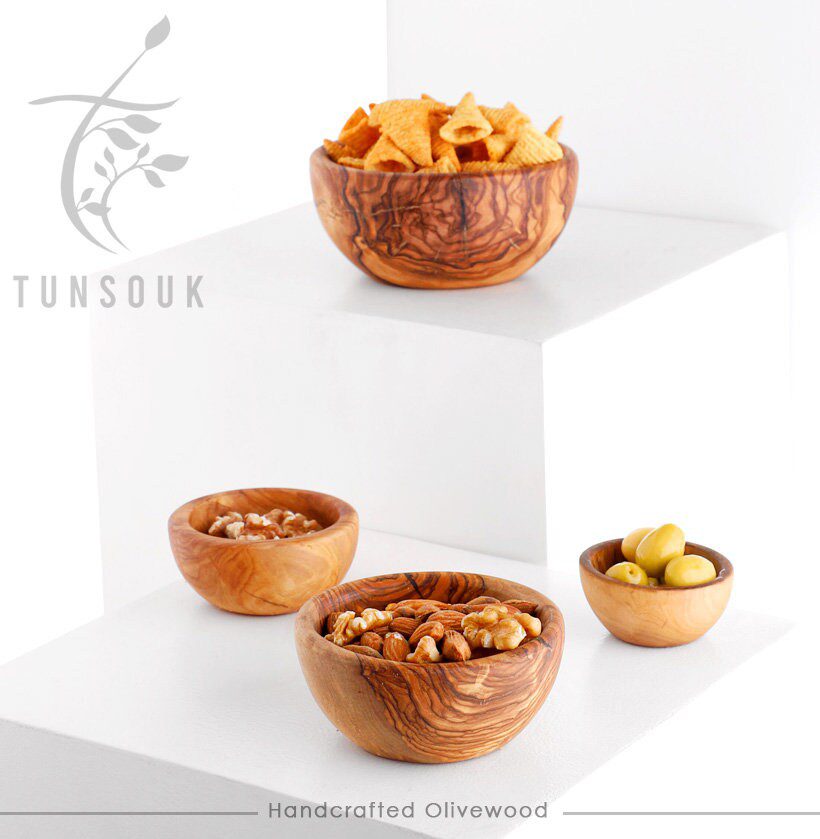 Olive Wood Nesting Bowls – Set of 4 | Limited Time Black Friday Discount