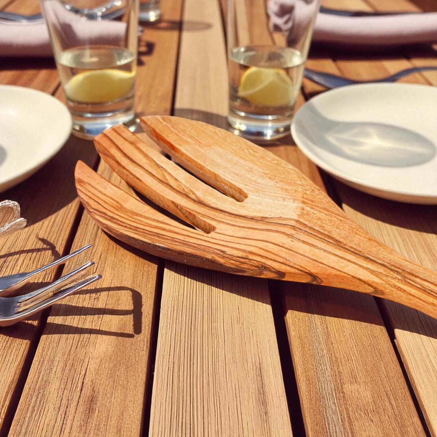 Cooking Fork Handmade from Olive Wood