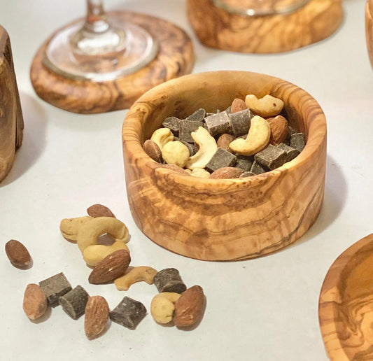 Olive Wood Snack Bowl | Nut Bowl