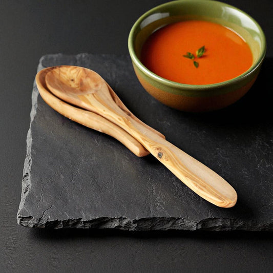 Handcrafted Olive Wood Spoon Rest