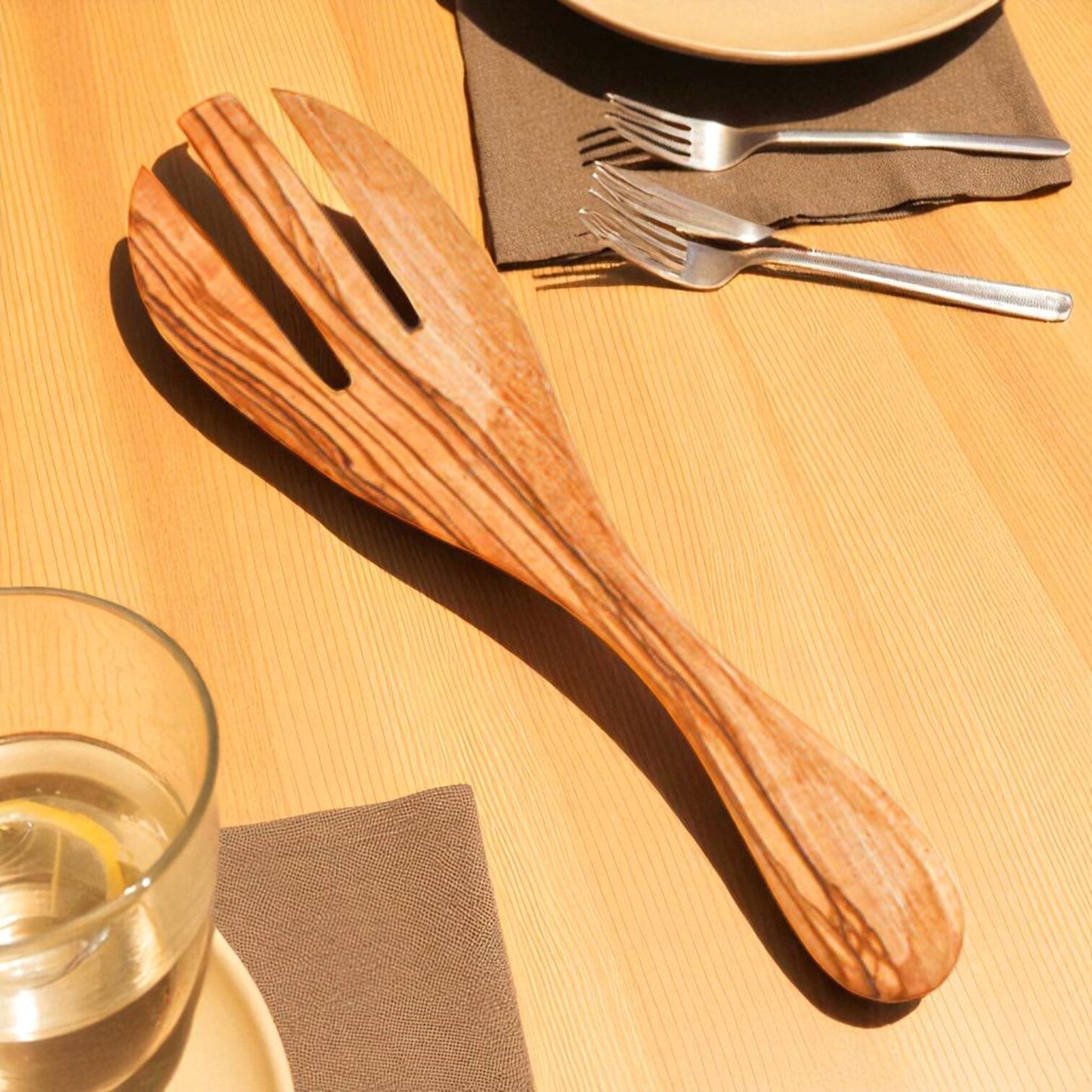 Cooking Fork Handmade from Olive Wood